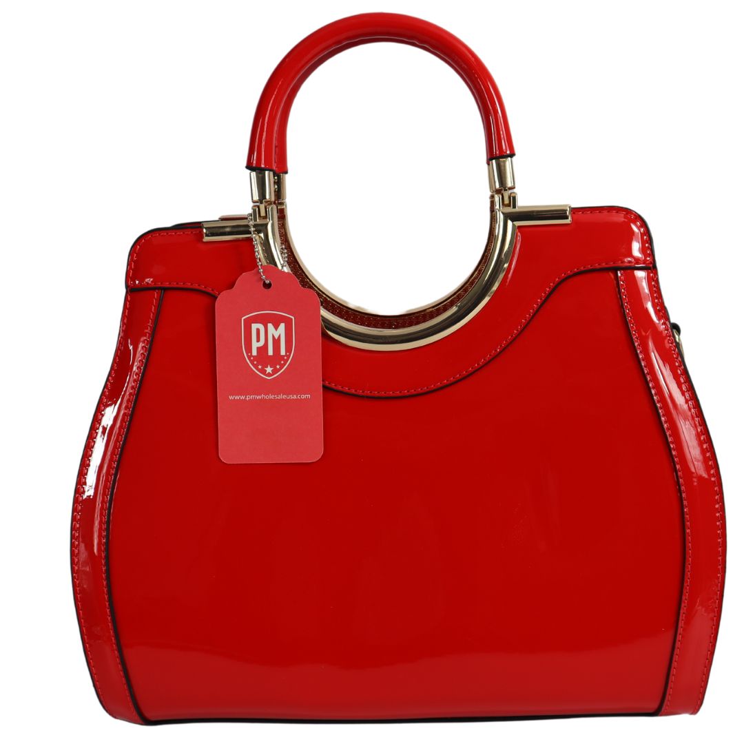 Buy Women's Satchel Bag Ladies Purse Handbag (RED+RED) at Amazon.in